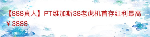 【888真人】PT维加斯38老虎机首存红利最高￥3888